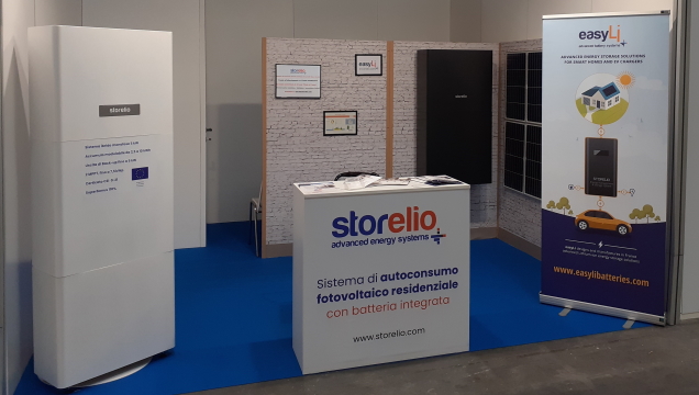 stand storelio key energy système de stcokage d'énergie solaire